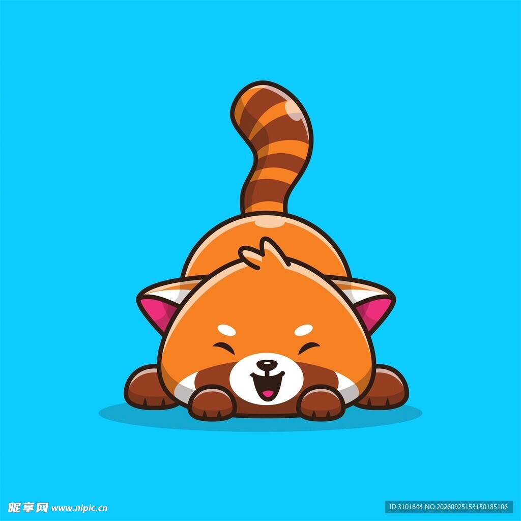 小熊猫卡通