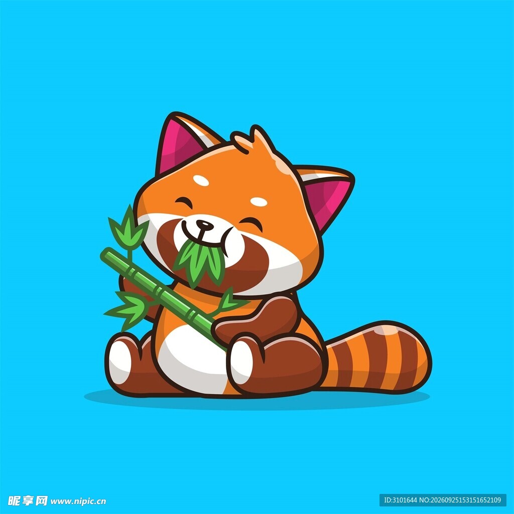 小熊猫卡通