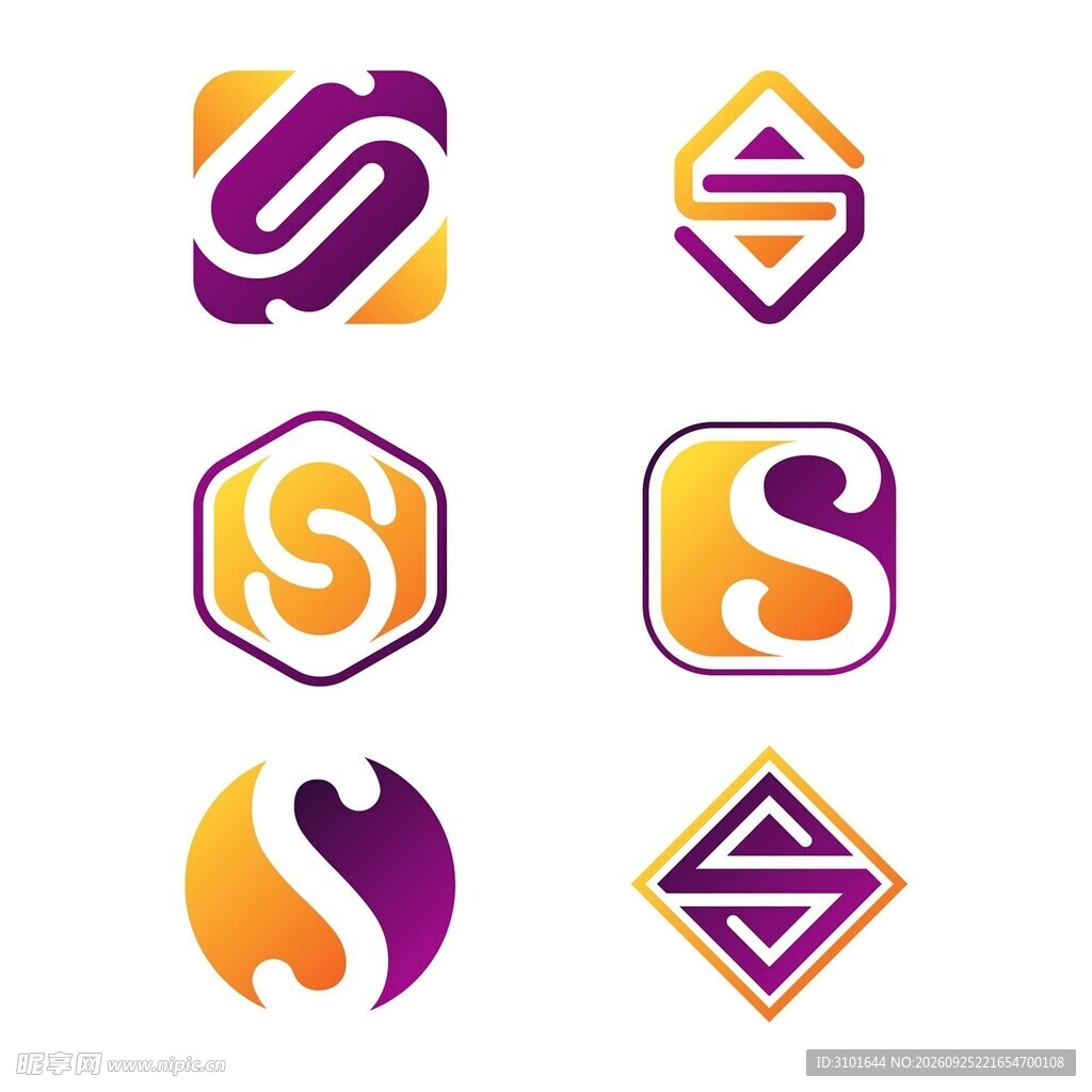 S字母标志设计