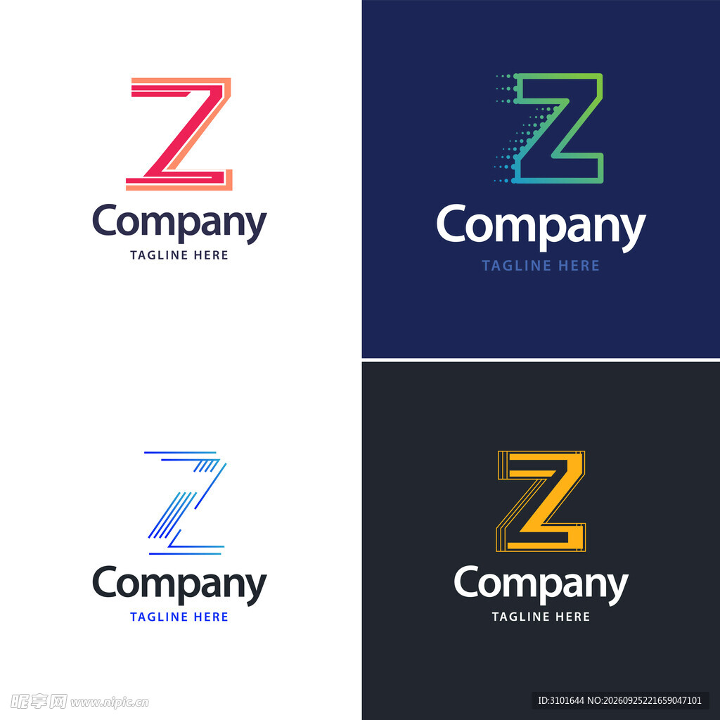 Z字母标志设计