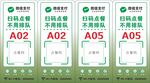 扫码点餐桌贴卡套设计