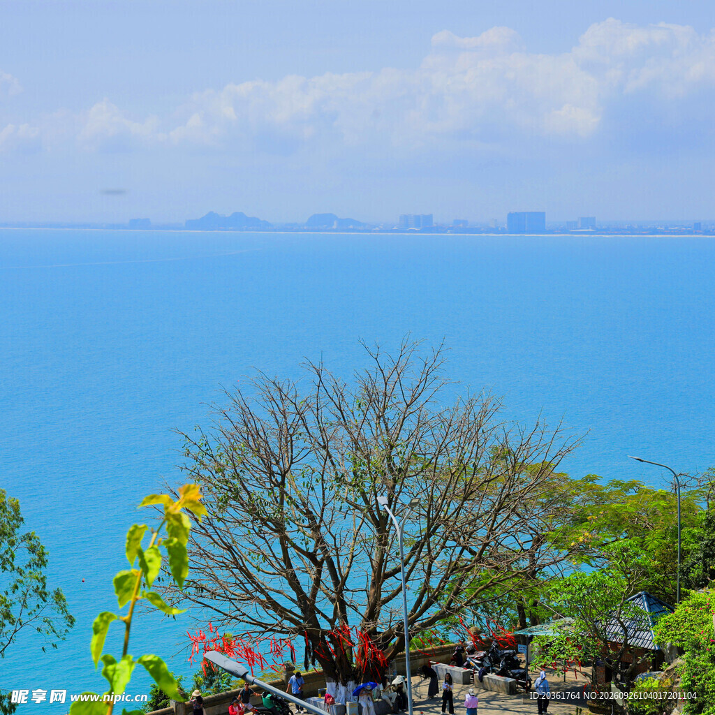 海滨观景台海景风光