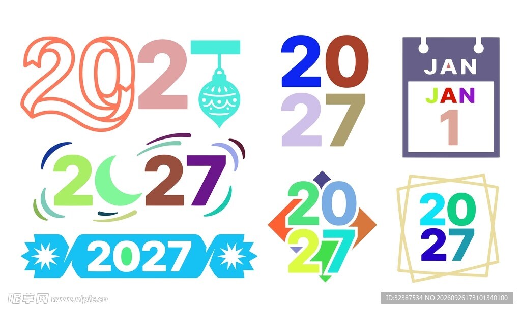 2027 数字素材