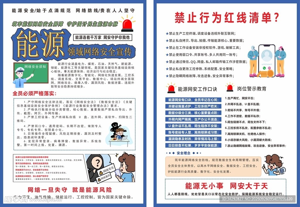 能源安全科普宣传展板
