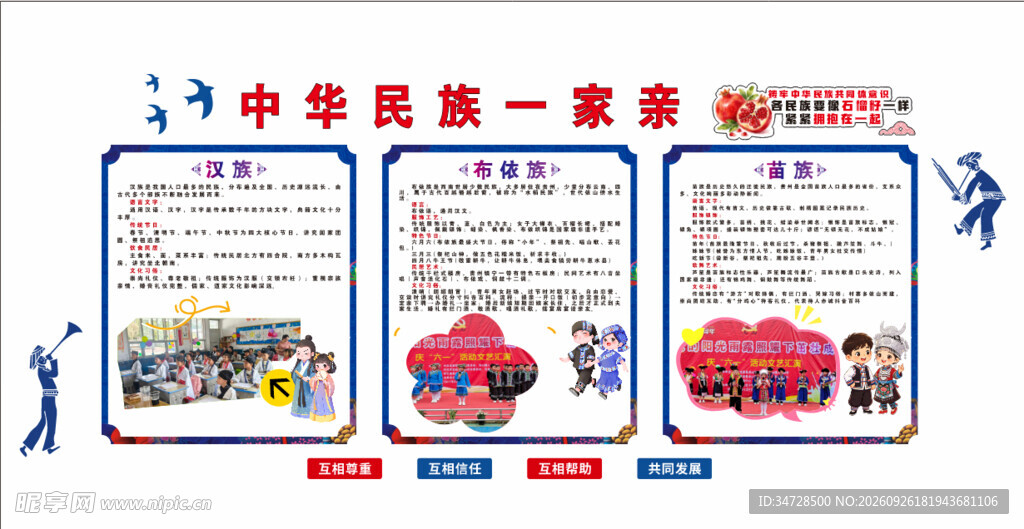 少数民族文化墙