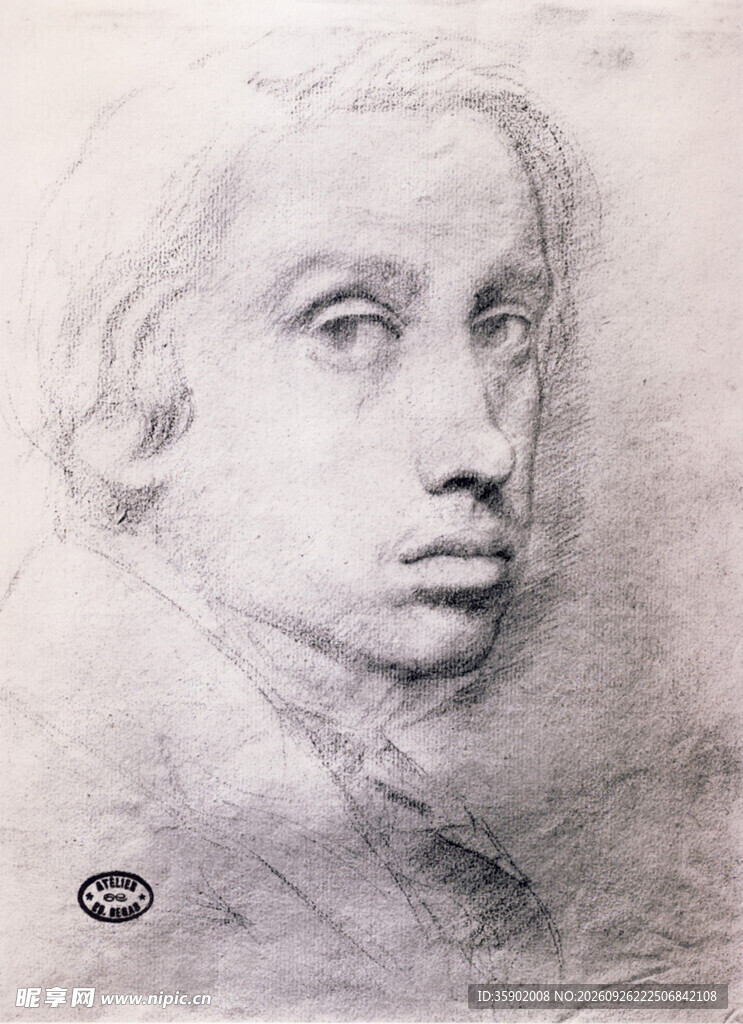 肖邦素描肖像