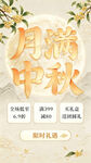 月满中秋促销海报