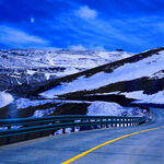 雪山公路风光