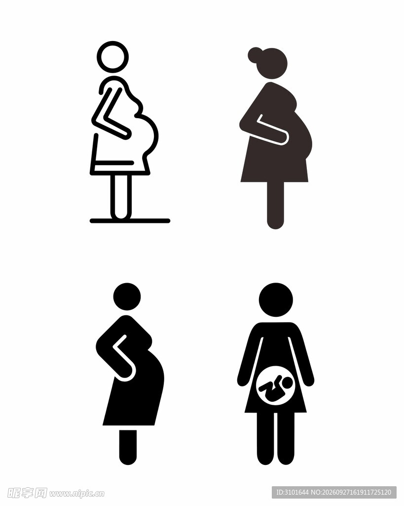 孕妇图标