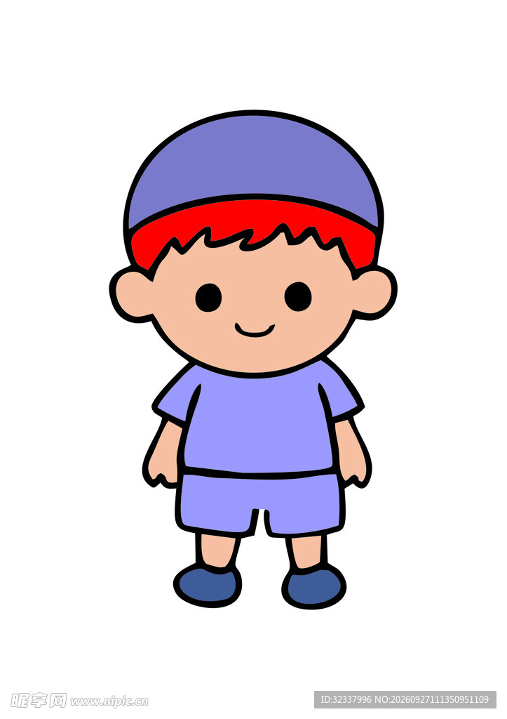 卡通男孩