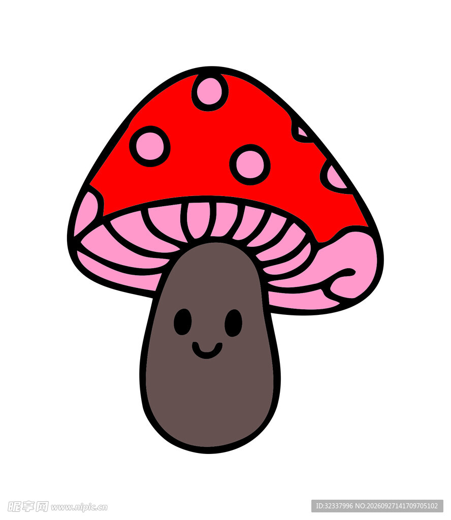 卡通蘑菇