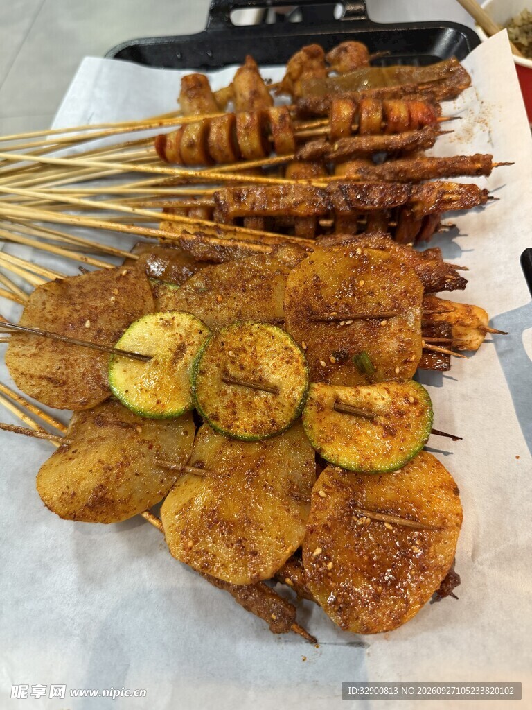 多款美味烤串