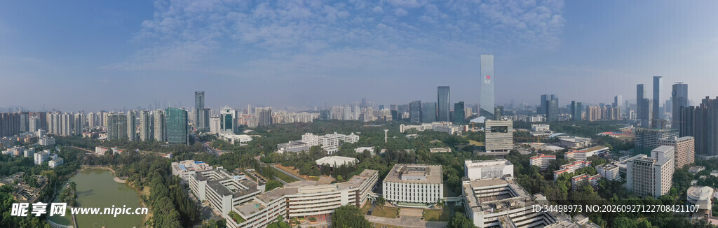 城市全景航拍风光