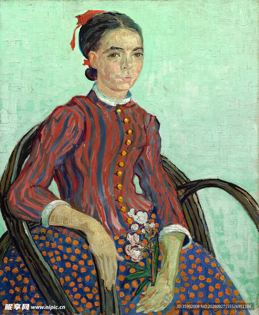 梵高女性肖像油画