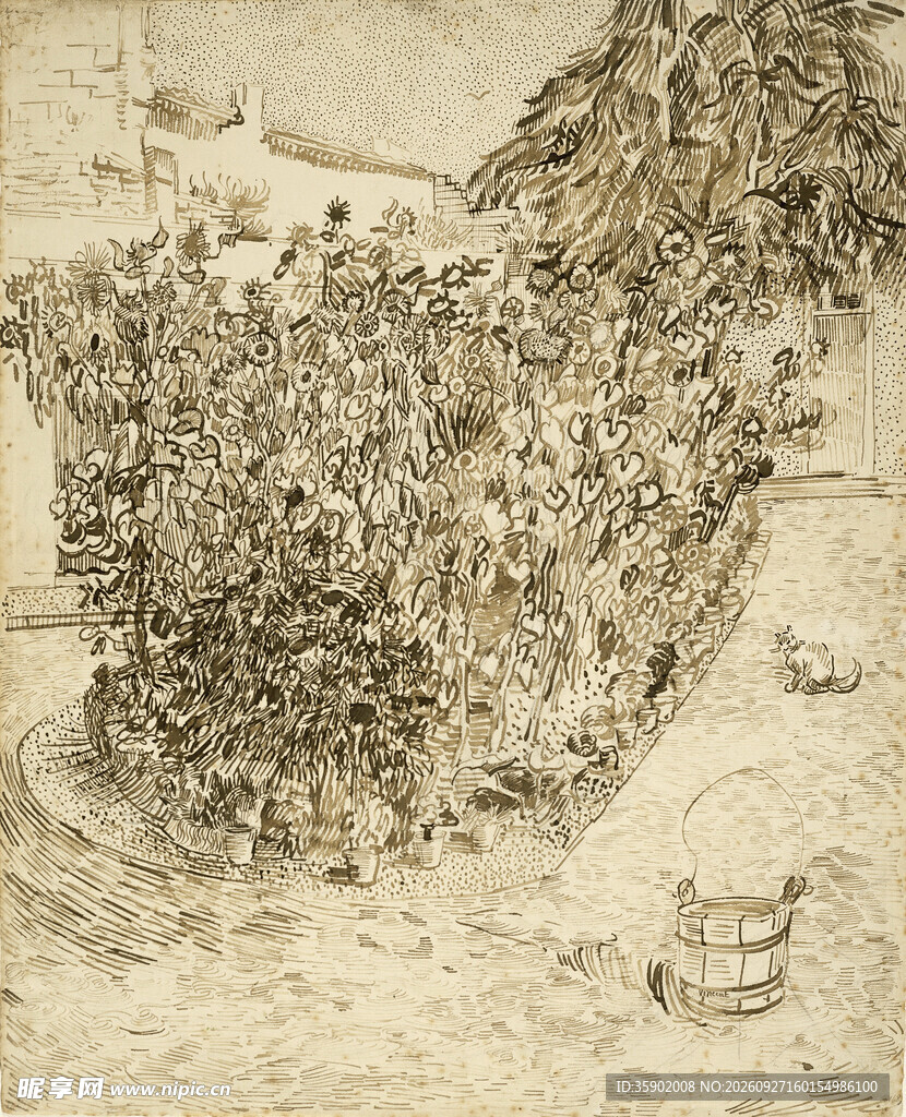 古意水墨山水国画
