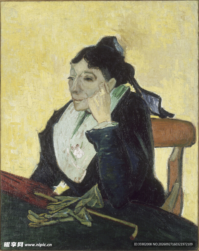 梵高女性肖像油画