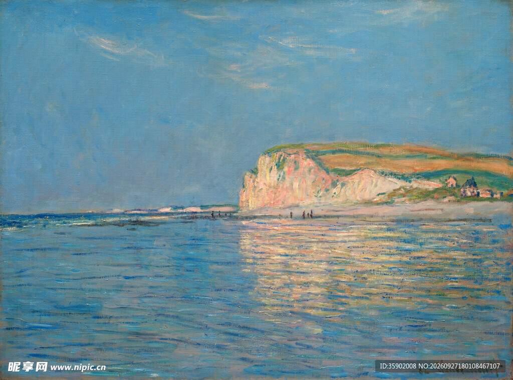 海岸风光印象油画