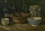 复古厨房静物油画