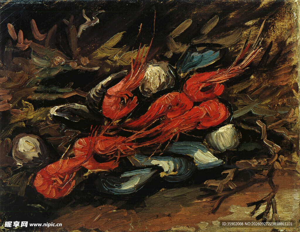 红辣椒静物油画