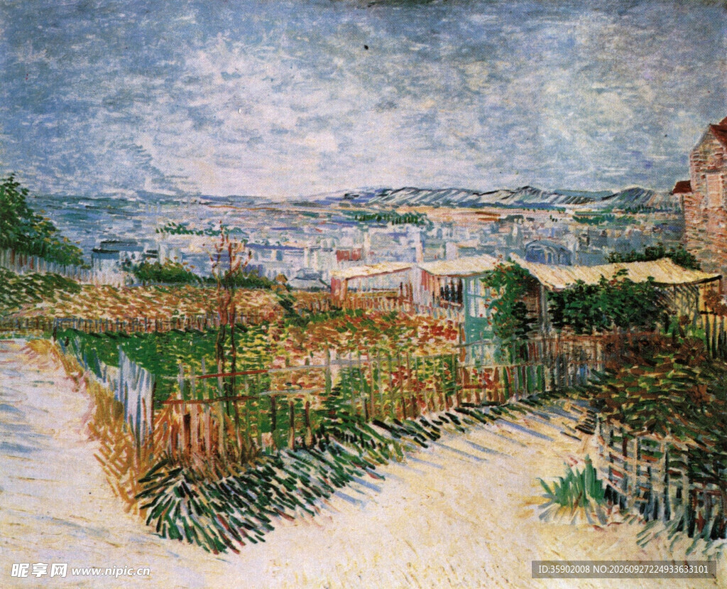 印象派郊野风景油画
