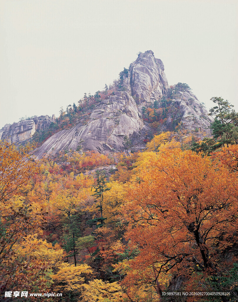 秋日奇峰山野风光