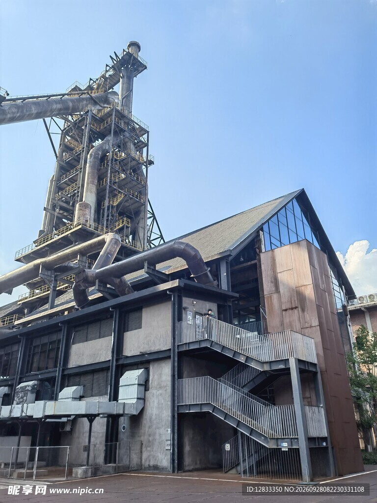 钢厂高炉工业建筑