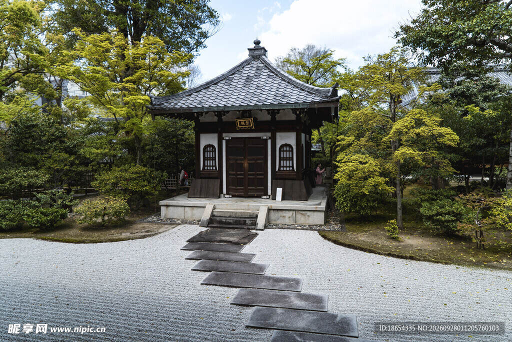 林间古建禅意庭院