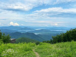 山野远眺层峦风光