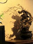 根雕插花