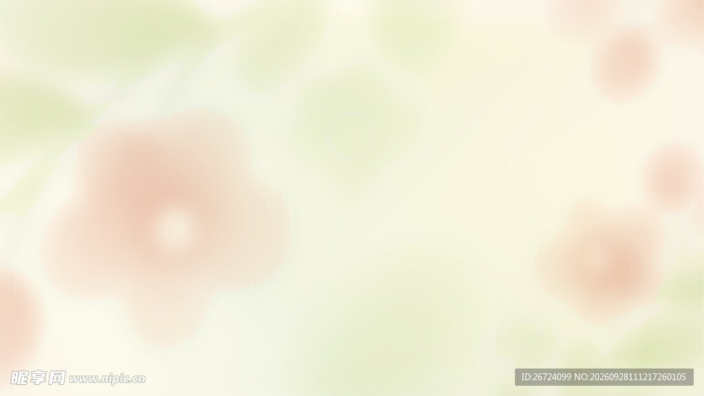 柔粉花卉背景