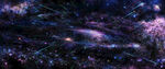 深空梦幻星空纹理背景