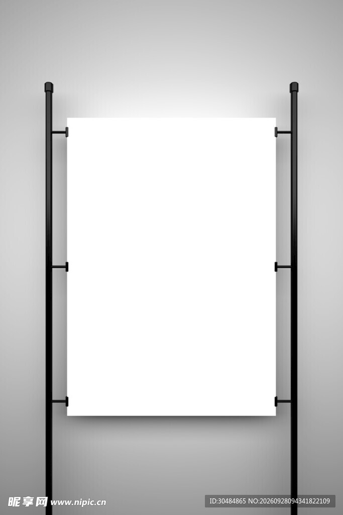 空白海报展示样机