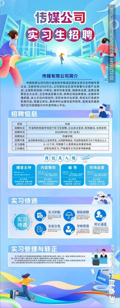 招聘展架