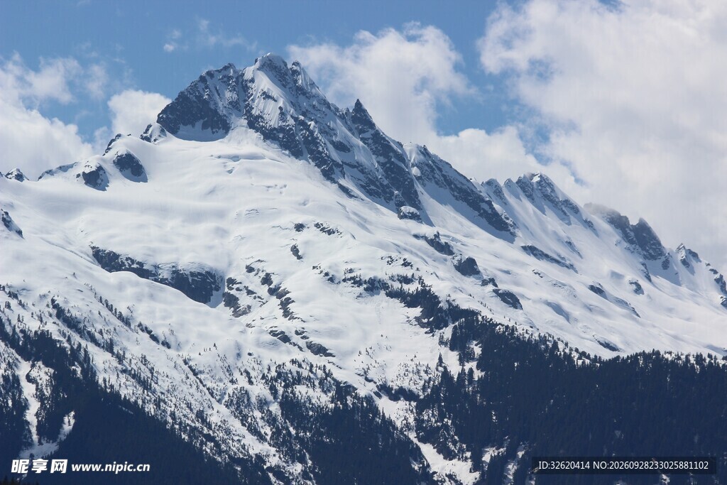 雪山自然风光