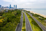 滨海公路海岸风光