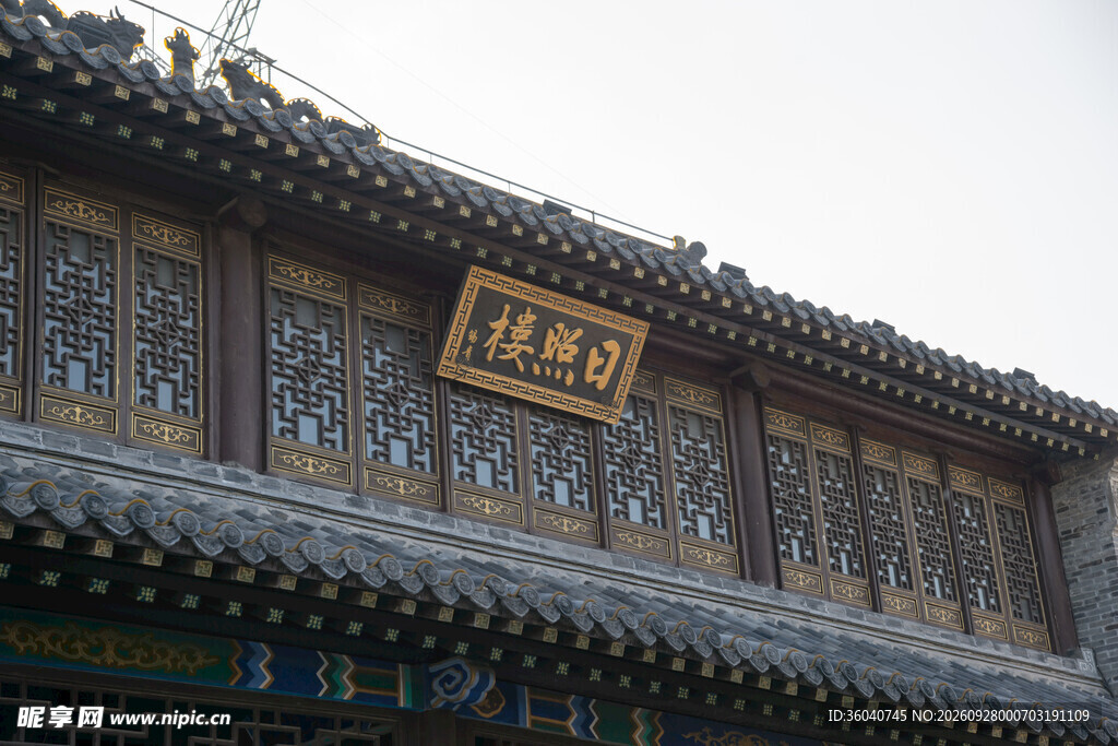中式传统古建筑局部