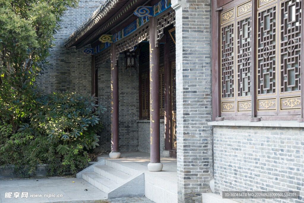 中式古宅建筑局部