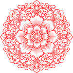 中式古典花纹矢量素材