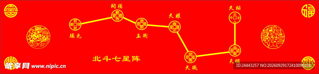 北斗七星阵