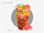 夏日鲜爽水果茶外卖图