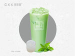 薄荷奶绿外卖图