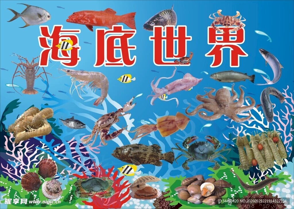 海底世界主题插画
