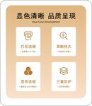 印刷类UI图标详情页排版