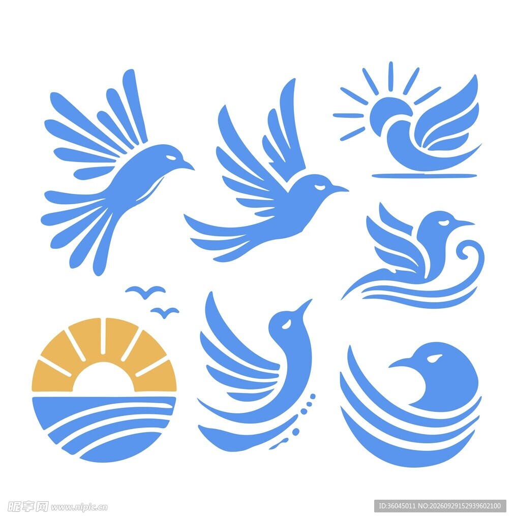 海鸟图标合集