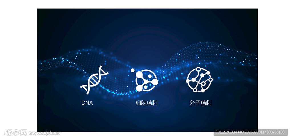 基因 细胞图标 生物科技