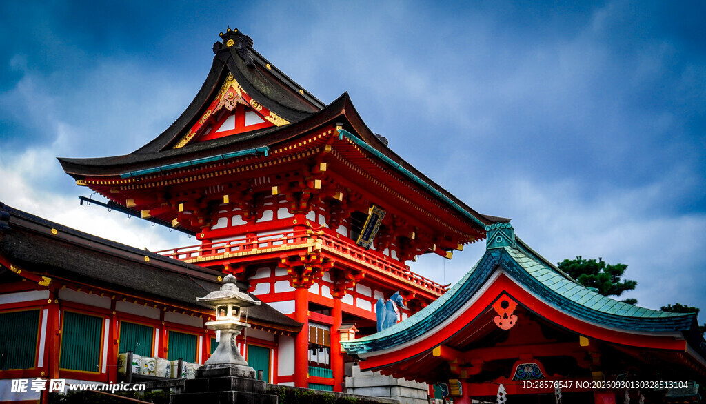 日式传统寺庙建筑