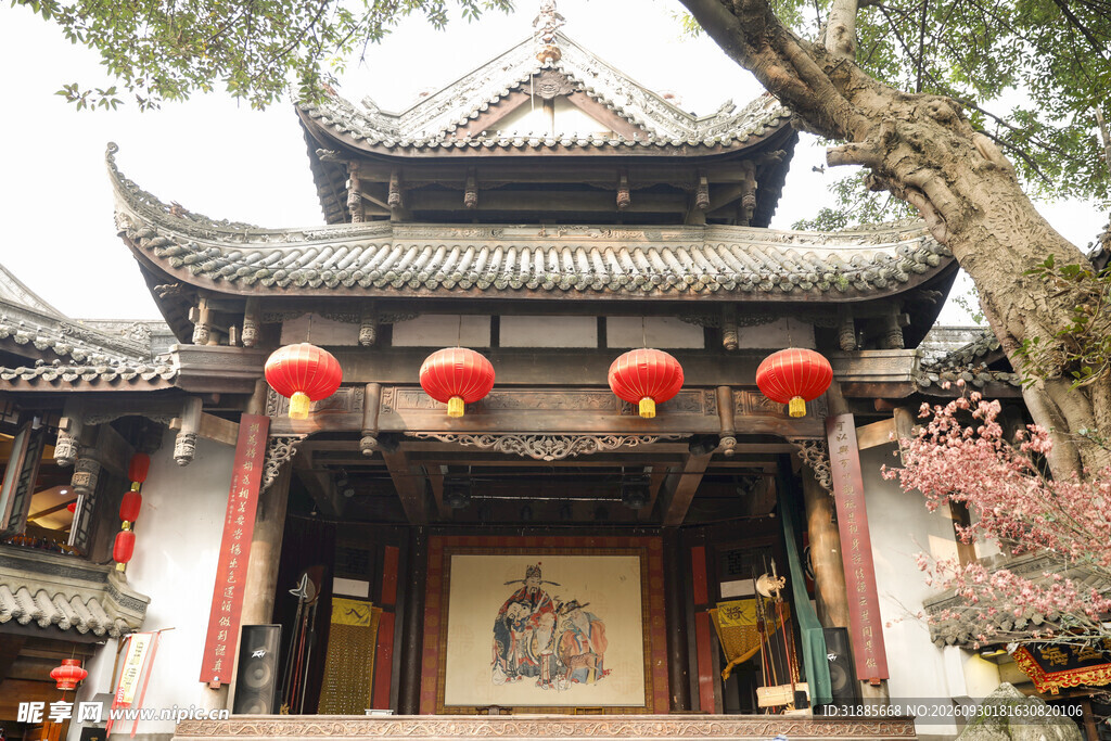 中式古典楼阁建筑