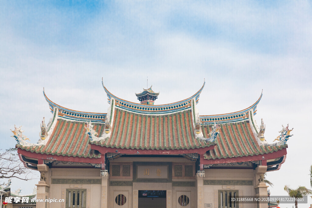 闽南传统中式古建筑