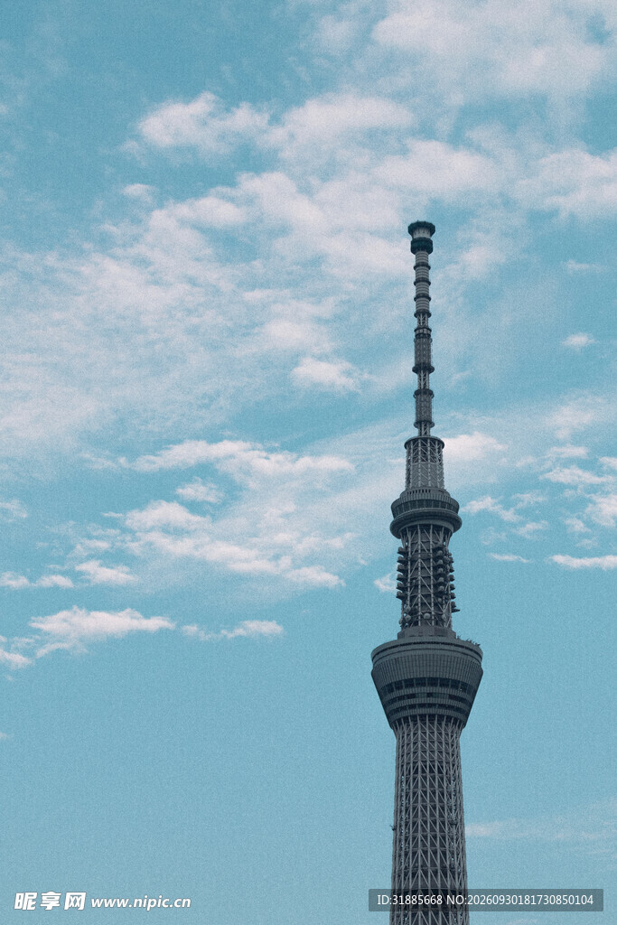 晴空下的东京晴空塔