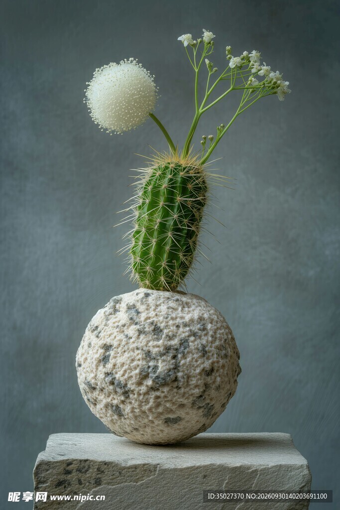 创意仙人掌花艺摆件